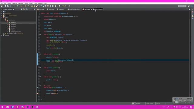 making snake in java from scratch смотреть онлайн