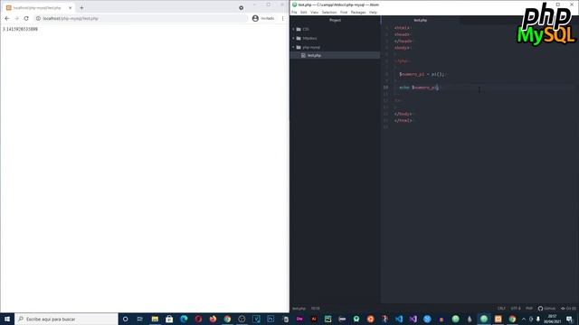 Las funciones matemáticas max() min() y pi() - Capítulo 8 - Curso PHP 8 - MySQL смотреть онлайн