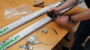 Установка тросиковых лыжных креплений