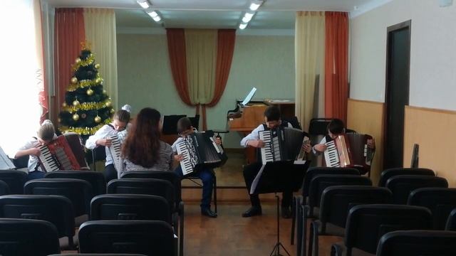 Елисей Симокоп в составе ансамбля музшколы №3 Вальс французской Венесуэллы смотреть онлайн