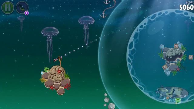 angry birds space mundo de agua nivel final смотреть онлайн