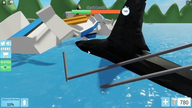 ??ВЫЖИВИ НА КОРАБЛЕ ЧТОБ ТЕБЯ НЕ СЪЕЛА АКУЛА В ROBLOX !!! смотреть онлайн