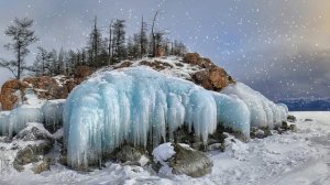 Футаж. Зимний пейзаж 67