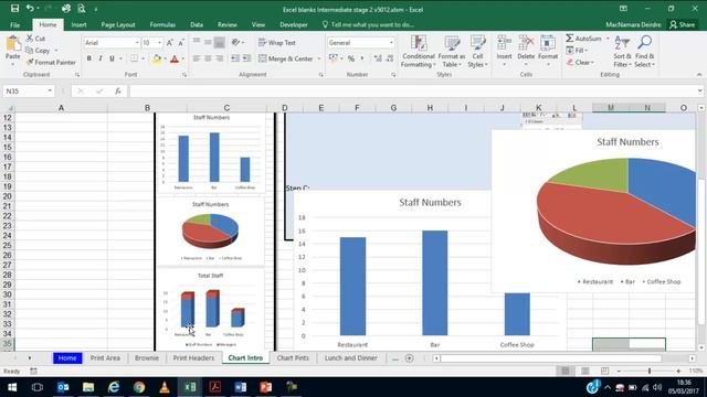 Excel 2016. Introduction to charts смотреть онлайн