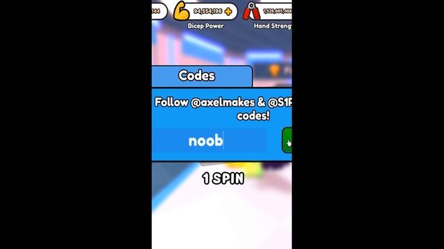 *NEW* CODES FOR ARM WRESTLE SIMULATOR! | коды симулятор армрестлинга #shorts #roblox #роблокс #arms смотреть онлайн