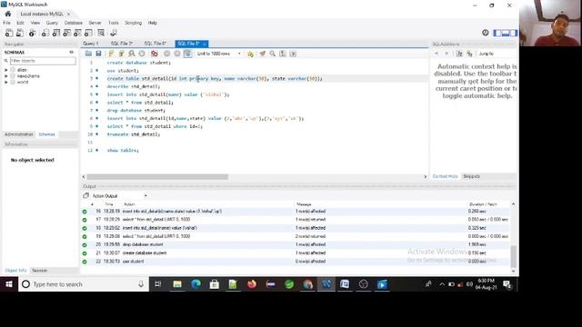 primary key & not null value in mysql смотреть онлайн