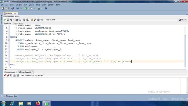 [4] Oracle PLSQL Arabic Course - Commenting Code смотреть онлайн
