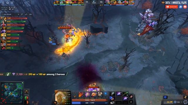 Shadow Shaman Off Lane | 7.32 | Pos 3 Core SS Play | Dota 2 Immortal Gameplay смотреть онлайн