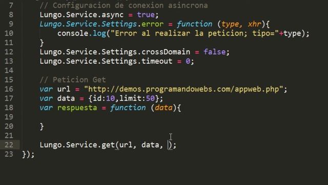 Peticiones asincronas get, post y json- Lungo Framework смотреть онлайн