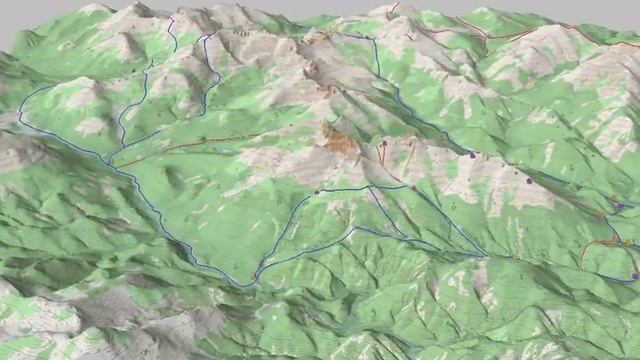 Виртуальная модель местности на основе топографической карты смотреть онлайн
