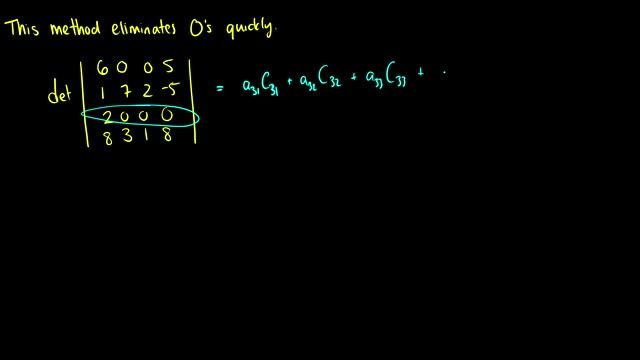 [Linear Algebra] Cofactor Expansion смотреть онлайн
