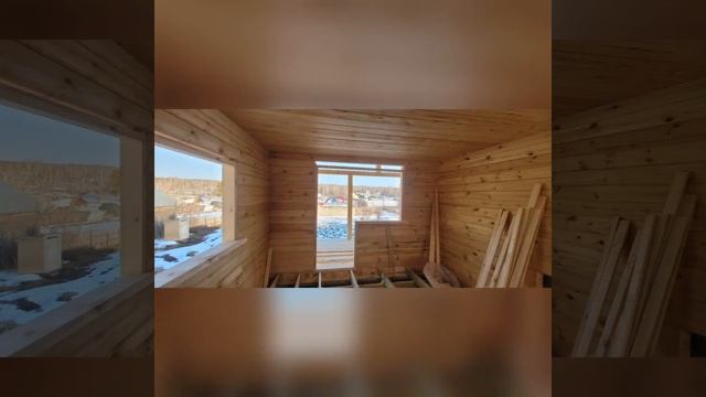 Баня 6х6 с террасой в Барнауле, Алтайский край смотреть онлайн