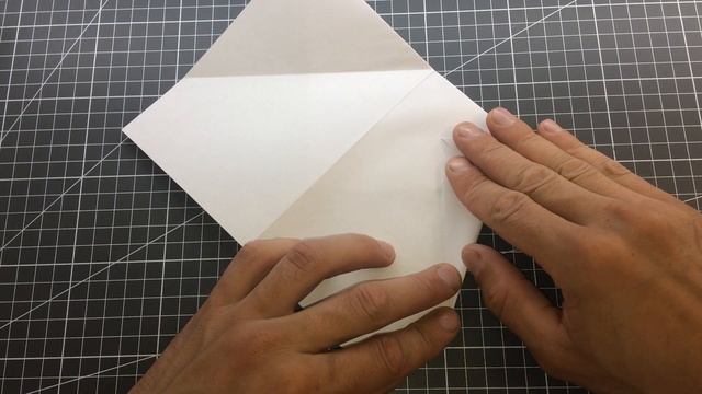 Самолет из бумаги который долго летает. Схема сборки. смотреть онлайн