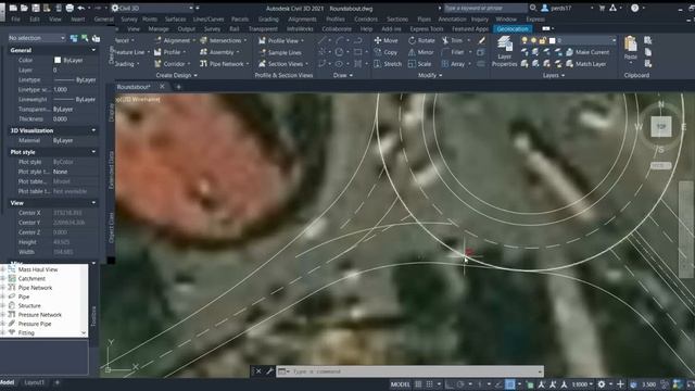 AutoCAD - Roundabout Design Part 4: Approach Design смотреть онлайн