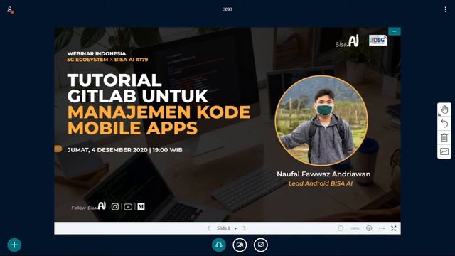Webinar Indonesia 5G Ecosystem x BISA AI #179 – Tutorial Gitlab Untuk Manajemen Kode Mobile Apps смотреть онлайн