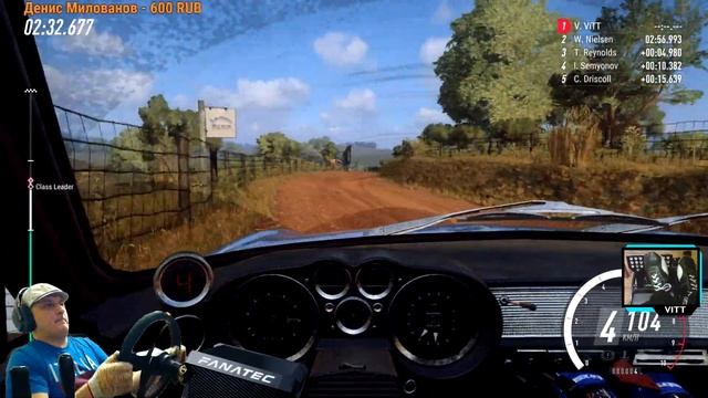 Dirt Rally 2.0 * Australia: Bondi Forest * Alpine Renault A110 1600s * Fanatec Podium Racing Wheel смотреть онлайн