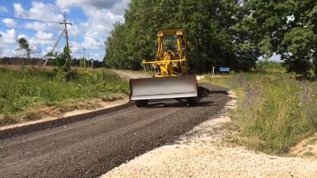 Асфальтировка подъездной дороги смотреть онлайн