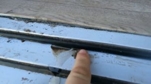 конденсат на двери с теплоразрывом (Бульдорс термо 100)