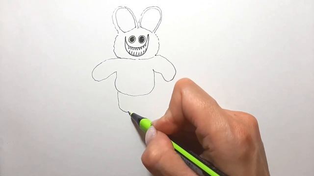 Как нарисовать Huggy Wuggy / Хагги Вагги Заяц / Кролик Ruggy смотреть онлайн