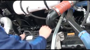 Acros-585 Acros-595 Plus видеоинструкция. Ежедневный осмотр моторной установки. Часть 2