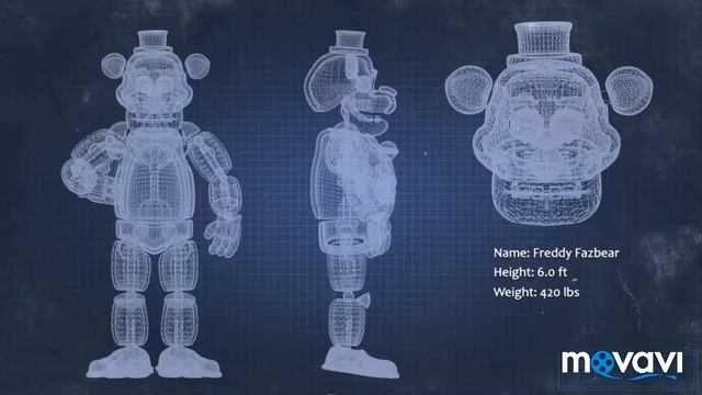 |ЧЕРТЕЖИ АНИМАТРОНИКОВ| FNAF1 смотреть онлайн