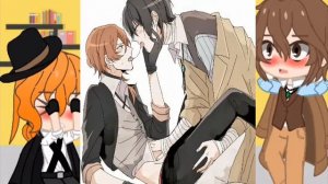 ♡Реакция на шипы 2♡Великий из бродячих псов♡Дазай и Чуя♡