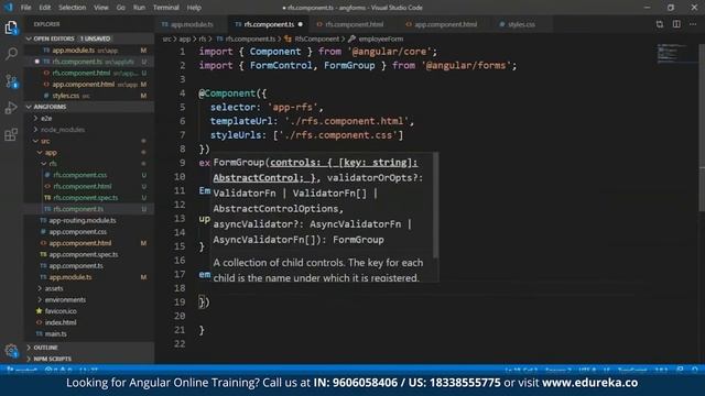 Angular Forms Tutorial | How to build Forms in Angular | Angular 11 Tutorial | Edureka Rewind - 4 смотреть онлайн