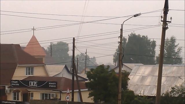 2021-08-05 Дым от лесных пожаров в Якутии, +26° C, Братск, Сибирь, Россия смотреть онлайн