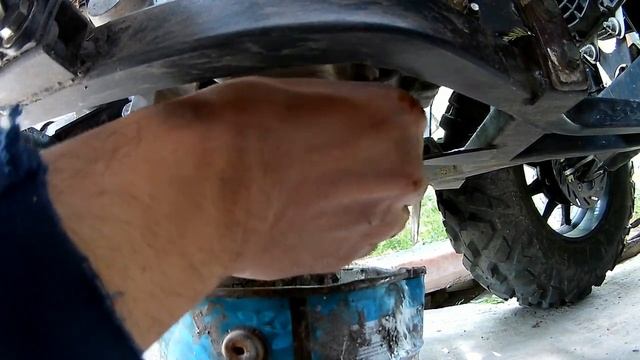 Замена масла в квадроцикле Наммер250 (Hummer250) смотреть онлайн