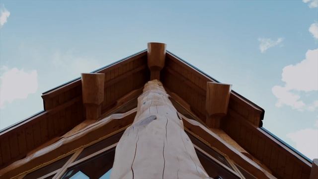Обзор дома по технологии Post and Beam по проекту АТ-020 "Скала" смотреть онлайн