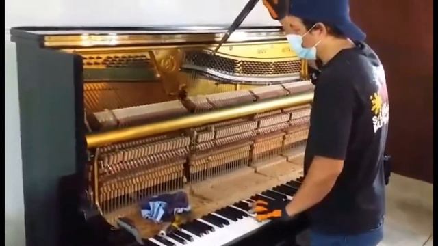 How to Tune YU3 Acoustic Upright Piano in Octave смотреть онлайн