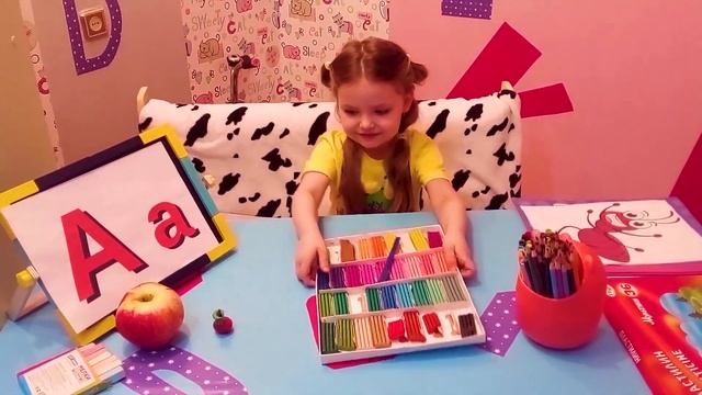 Английская буква Aa ,изучаем английский алфавит с Софьей Сазоновой смотреть онлайн