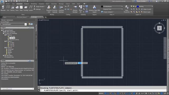 Create a plate or grate in Autocad Plant 3D / Autocad Plant 3D tutorials смотреть онлайн