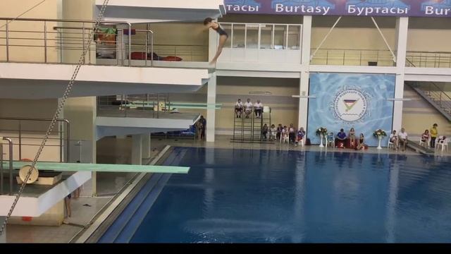 Прыжки в воду дети Первенство России  Пенза 2018 Вышка  Настя Щербаткина тренер Печковская