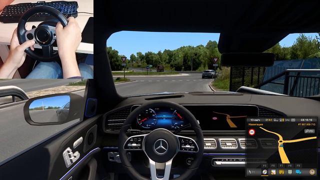 Mercedes-Benz GLS-Euro Truck Simulator 2[Steering wheel gameplay]#eurotrucksimulator2#mercedes#gls смотреть онлайн