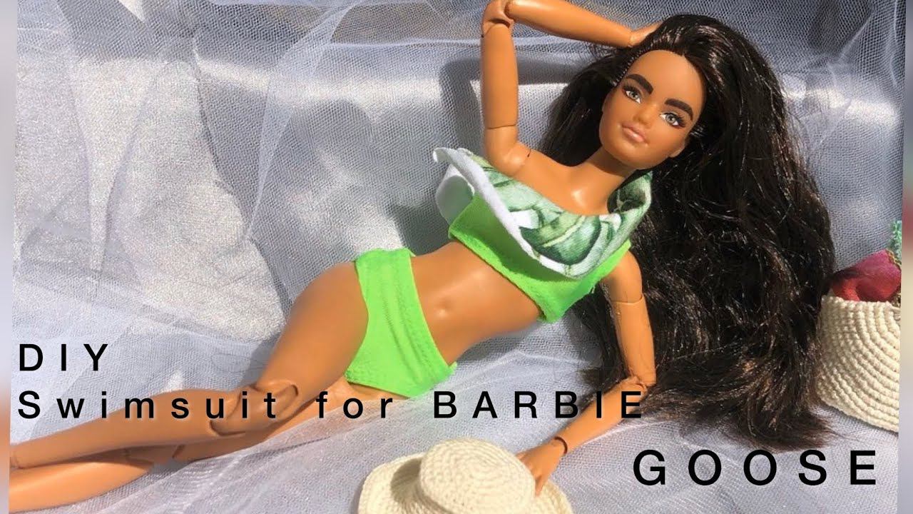Шью купальник для Барби  Sew Swimsuit For Barbie