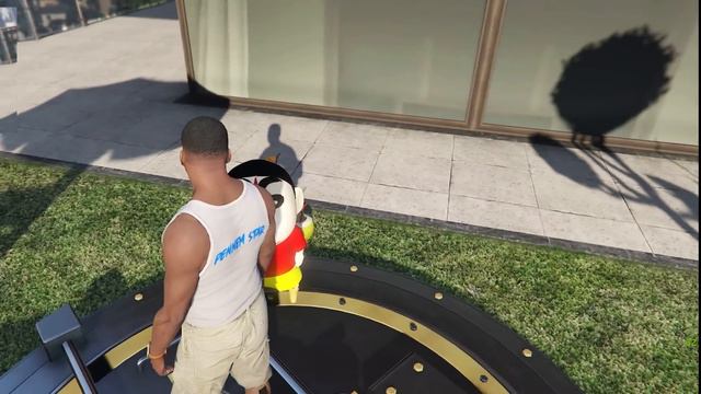Shinchan&Chop Found The Most Secret Tunnel Near Franklin's House In GTA 5 смотреть онлайн