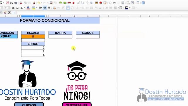 Curso LibreOffice Calc, Capitulo 8 - Formato Condicional смотреть онлайн