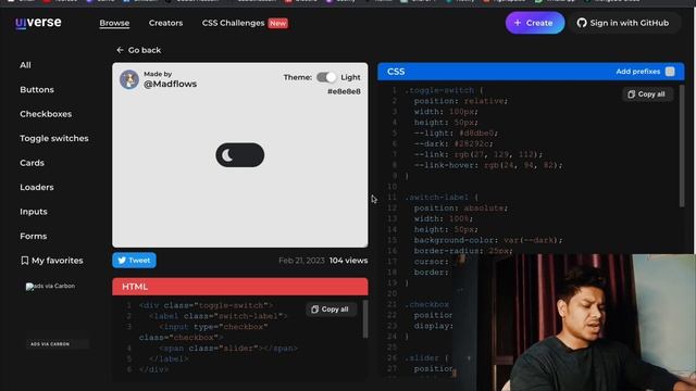 Uiverse.io | Get Pre-Build Components For Website, App, Dapp | Best Free Uiverse UI Components смотреть онлайн