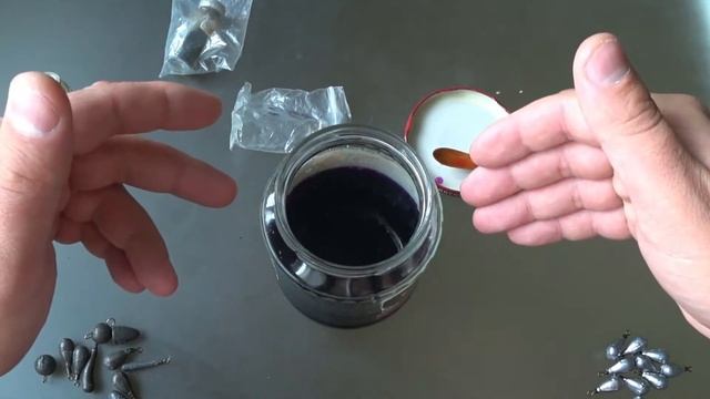 Как темнить свинцовый груз в домашних условиях. смотреть онлайн