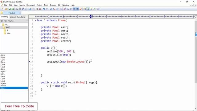 18. Java AWT in hindi - BorderLayout ~ part 1 смотреть онлайн