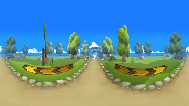 360° VR Smurf Cat Chase You! смотреть онлайн