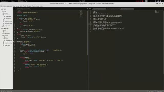 Twig i18n with gettext (Twig, gettext ile çoklu dil) смотреть онлайн