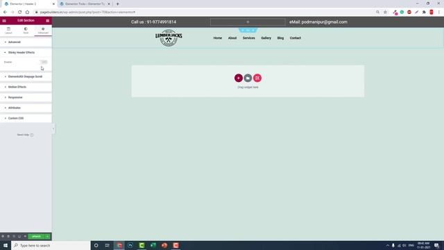 Sticky Header Effects for Elementor | WordPress Plugin Demo смотреть онлайн