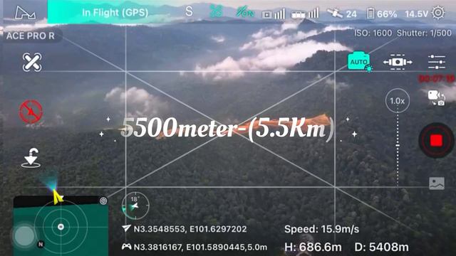 Hubsan Ace Pro Refined Fun Fly 5500m (5.5km) #hubsan #aceprorefined #drone