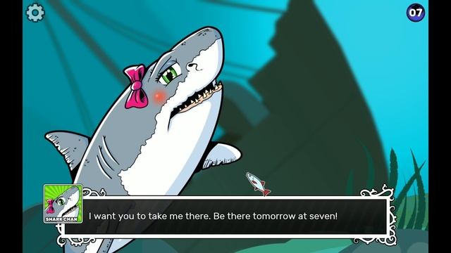 SHARK-CHAN! - Shark Dating Simulator XL Gameplay смотреть онлайн