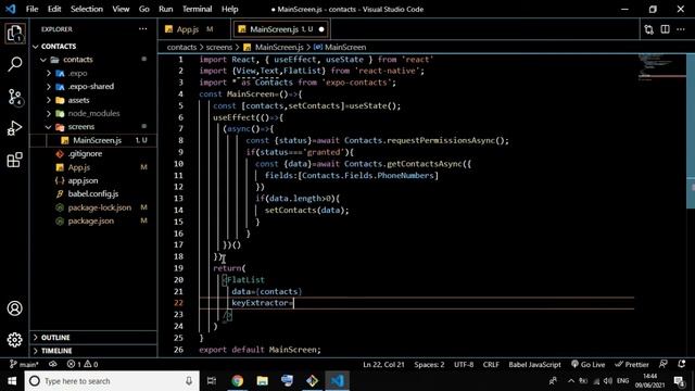 How to access users Contacts in React Native | Expo смотреть онлайн