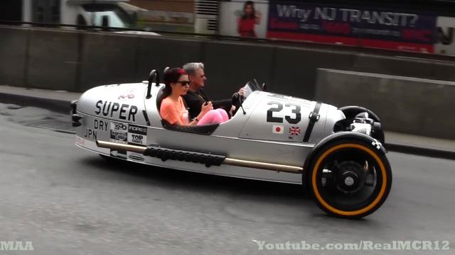 Gumball 3000 2012 - Morgan 3 Wheeler On the Streets of NYC смотреть онлайн