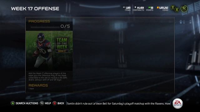 Madden Ultimate Team 15 - 12/30 Gifts - Team of the Week 17 & John Madden Coach смотреть онлайн