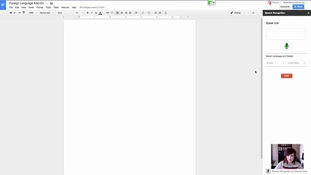 Speech Recognition Add-On for Google Docs смотреть онлайн